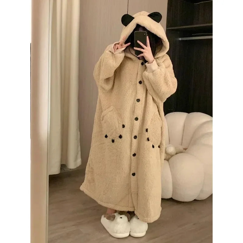 Teddy bear fleece loungewear