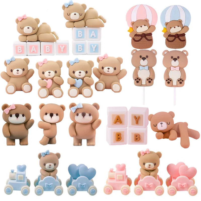 Teddy cake decorations