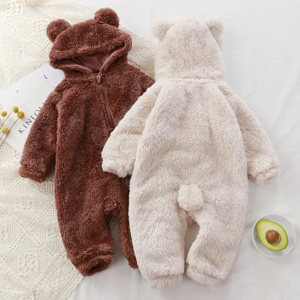 Infant teddy bear onesie