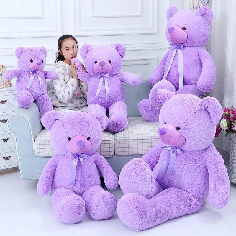 Purple teddy bear