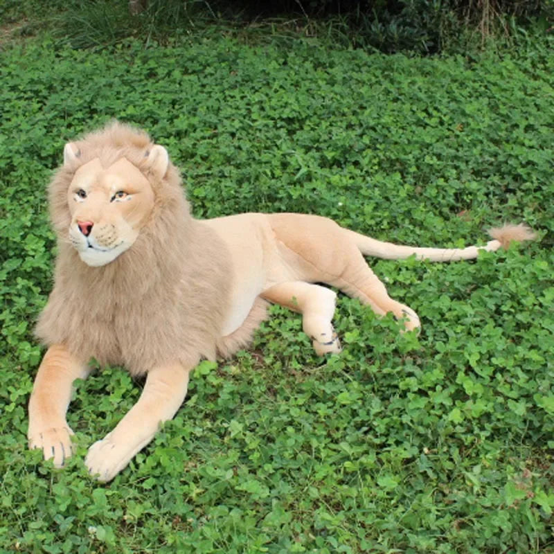 Large lion teddy bear