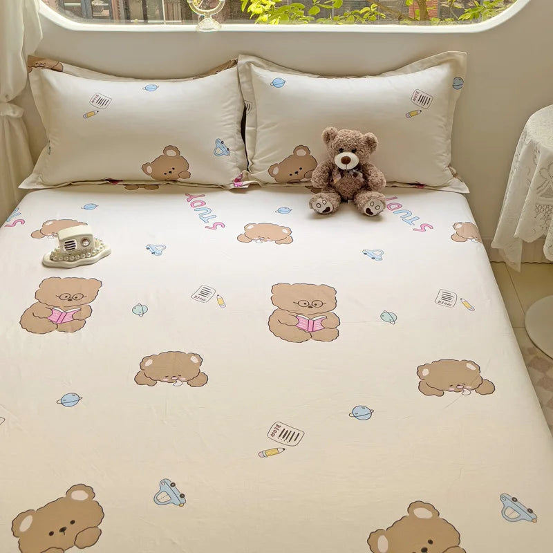 Teddy bear bed sheet