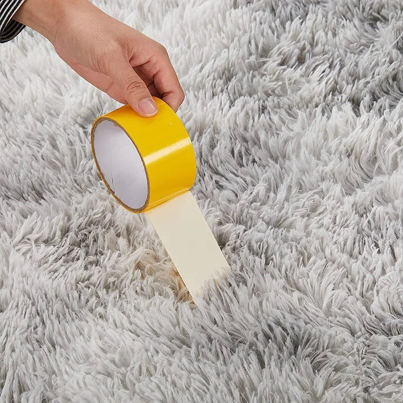 Plush carpet flooring