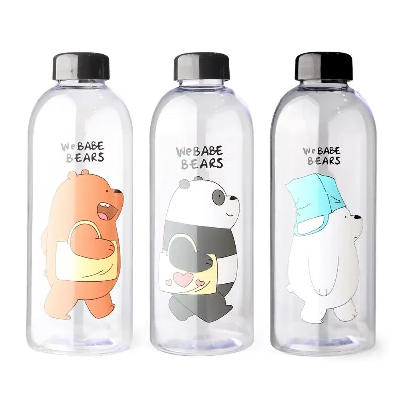 Teddy bear water bottles