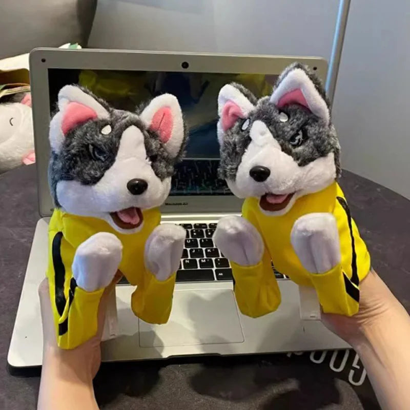 Husky plush animal