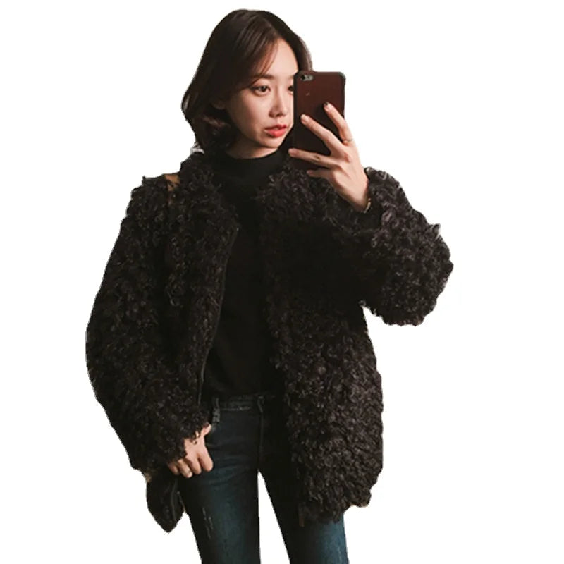 Ladies teddy bear coat