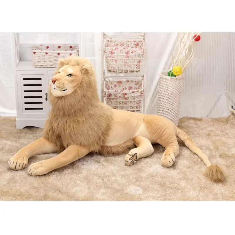 Large lion teddy bear