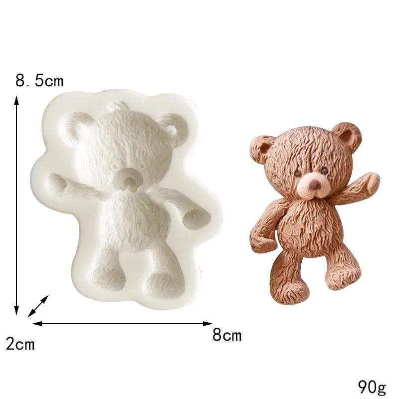 Fondant teddy bear