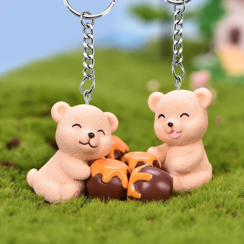 Teddy bear key ring