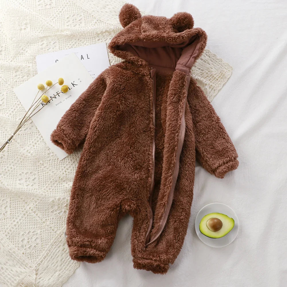 Infant teddy bear onesie