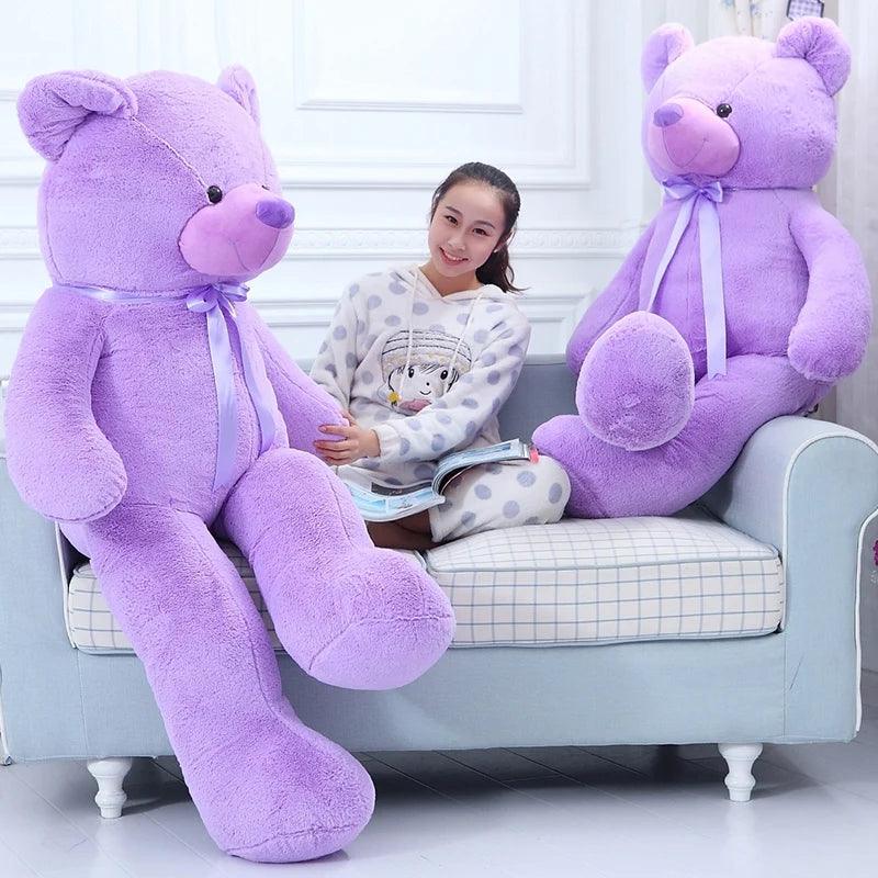 Purple teddy bear