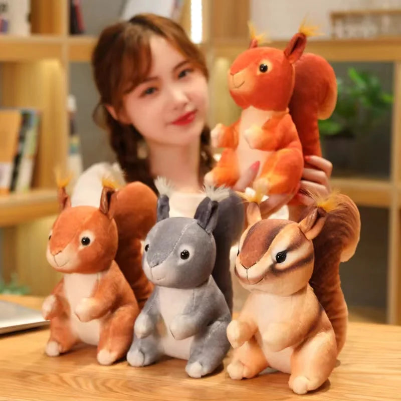 Plush toy squirrel