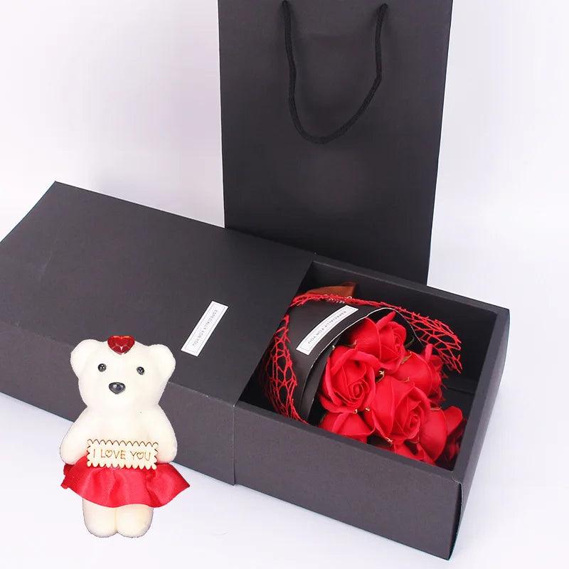 Roses teddy bear