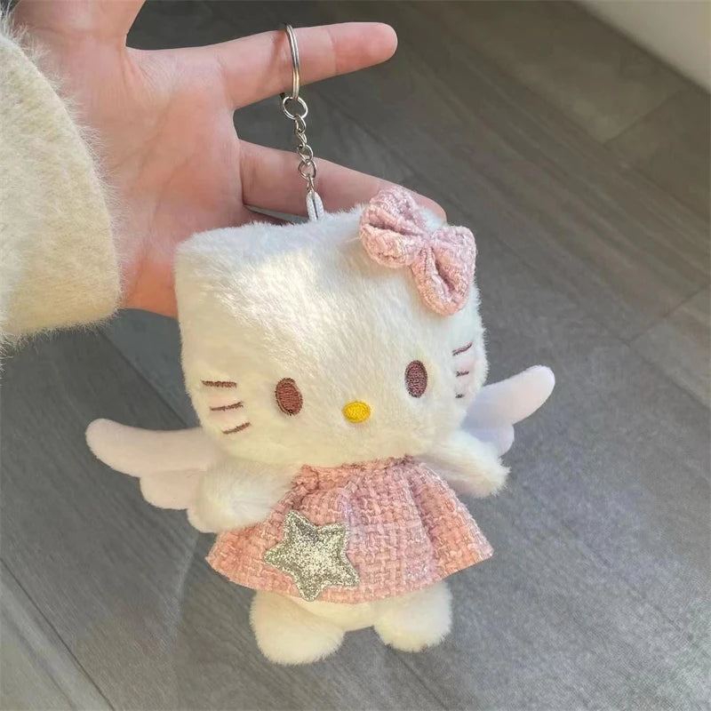 Hello kitty plush keychain