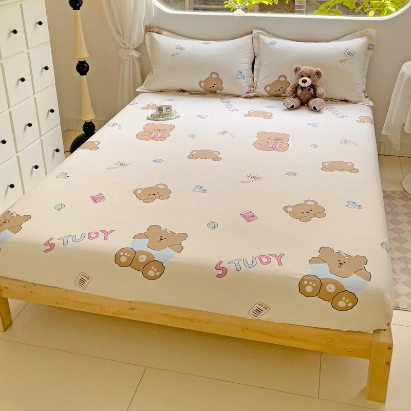 Teddy bear bed sheet