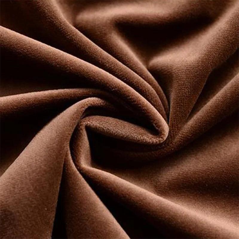 Plush velvet fabric