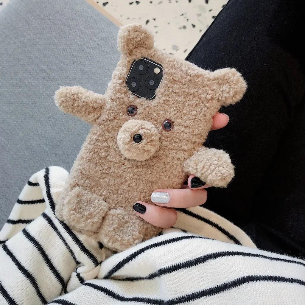 Teddy bear phone case