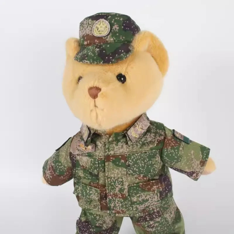 Armed teddy bear