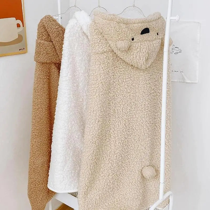 Cream teddy fleece