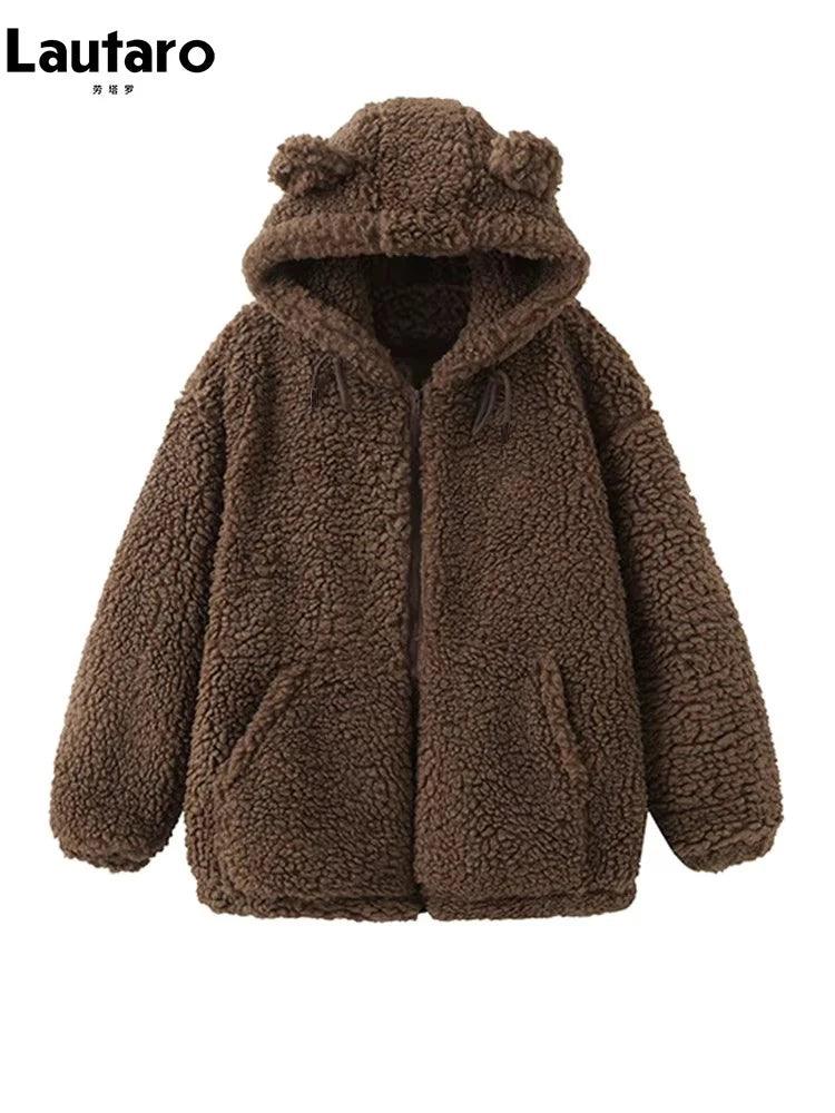 H&M teddy bear jacket