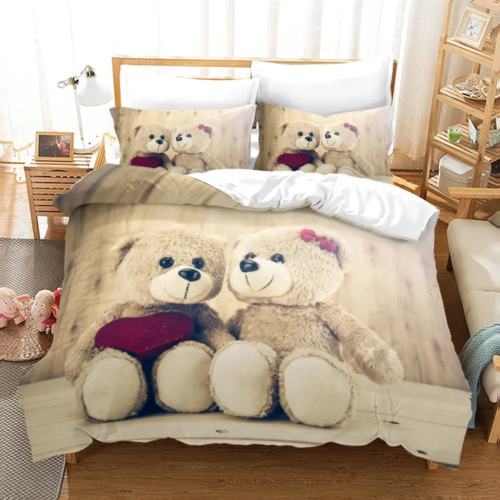 Teddy duvet set king size