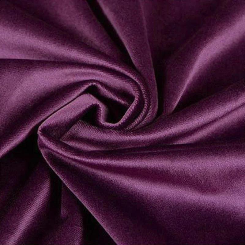 Plush velvet fabric