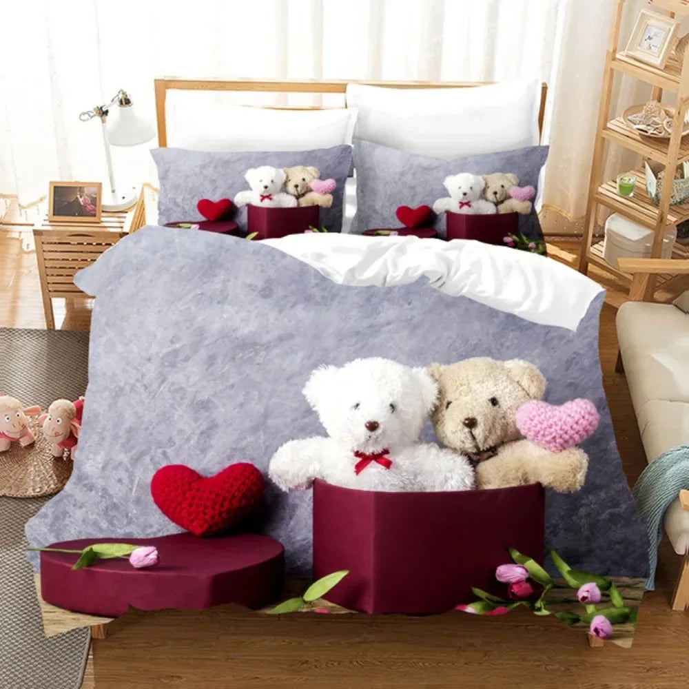 Teddy duvet set king size