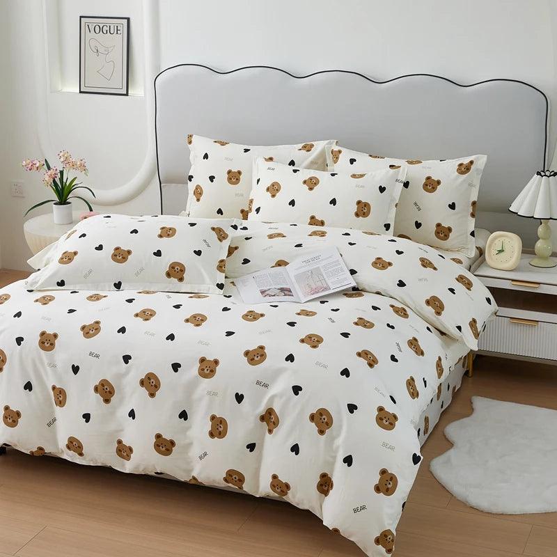 Teddy bear fitted sheet