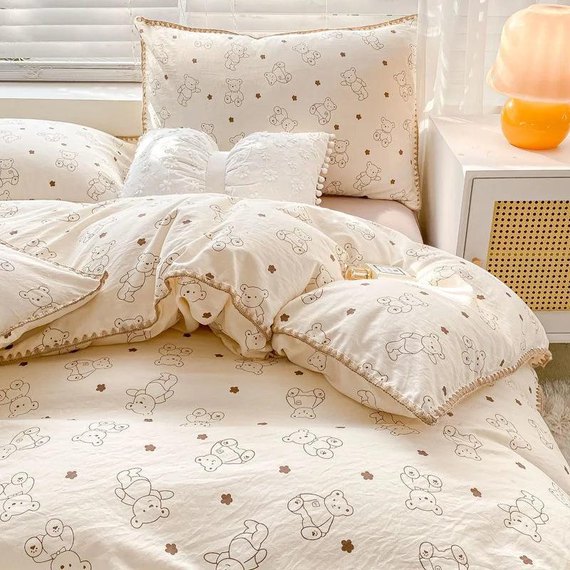 Teddy bear bedding double