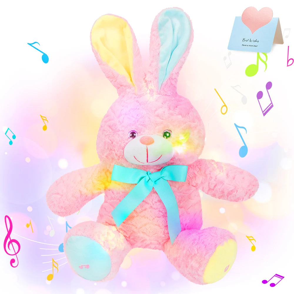 Pink rabbit teddy