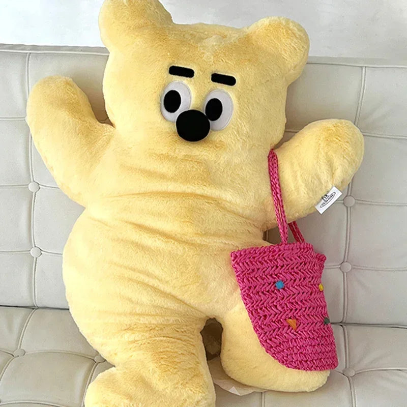 Teddy bear high back cuddle cushion