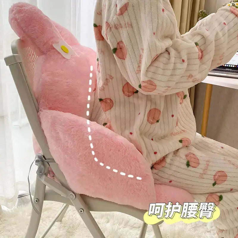 Plush office chair