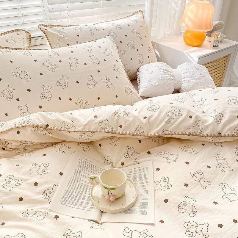 Teddy bear bedding double