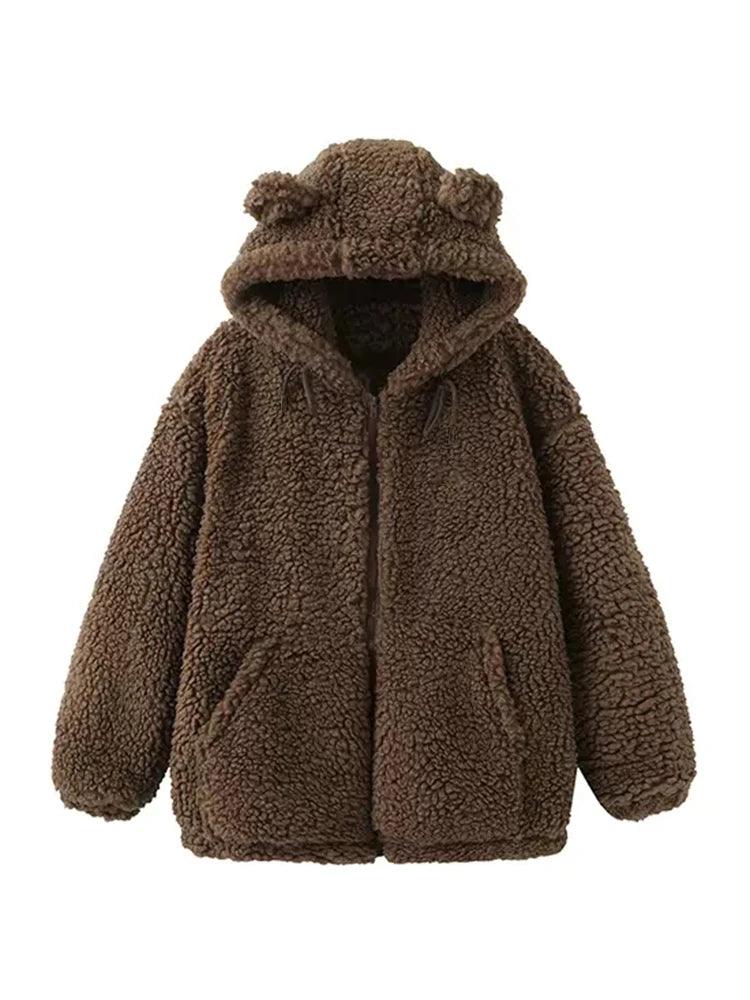 H&M teddy bear jacket