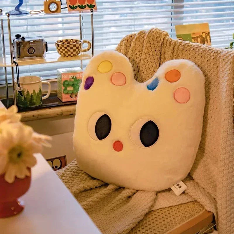 Teddy bear high back cuddle cushion