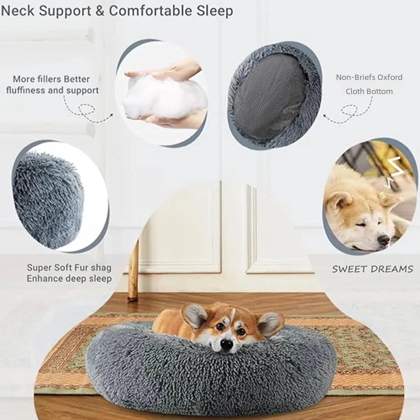 Dog bed plush