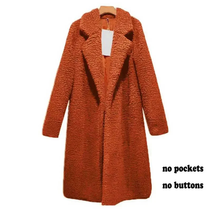 Teddy bear coat womens