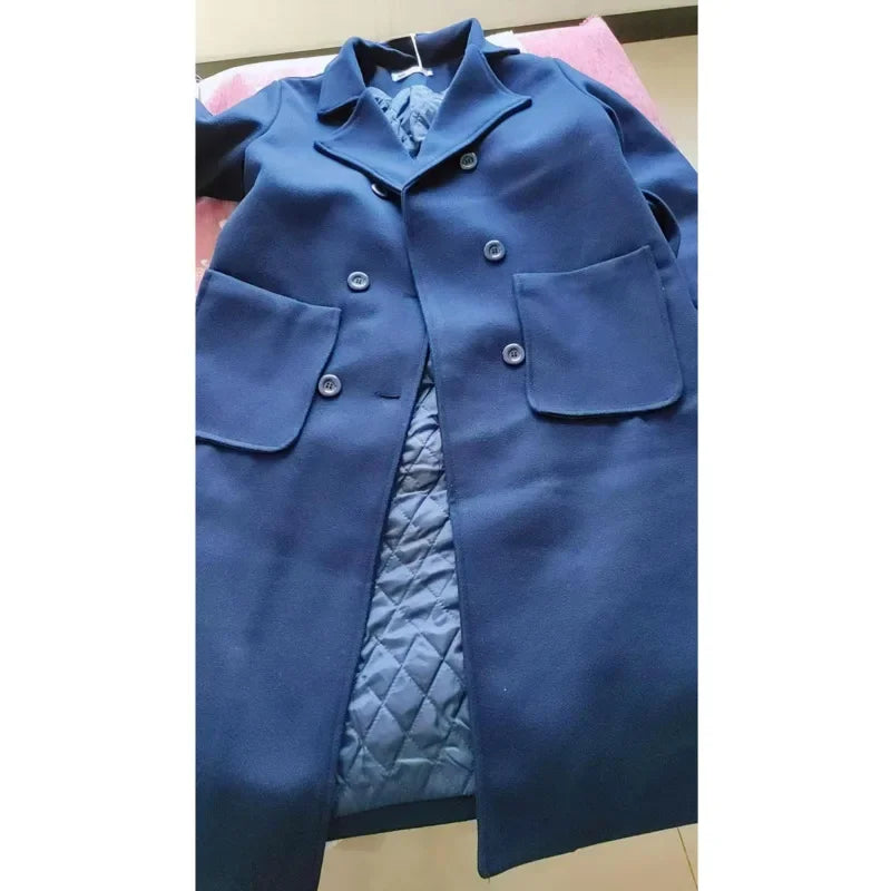 Teddy coat navy