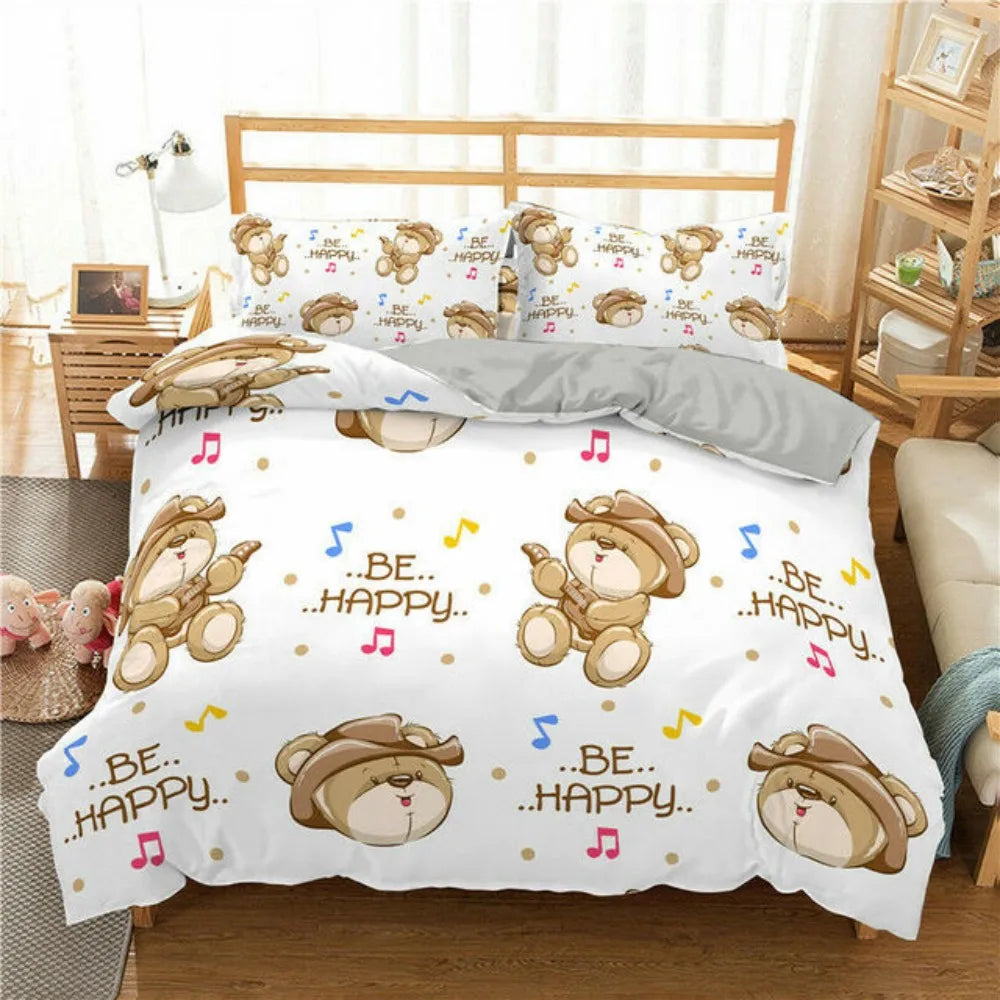 Teddy double duvet set