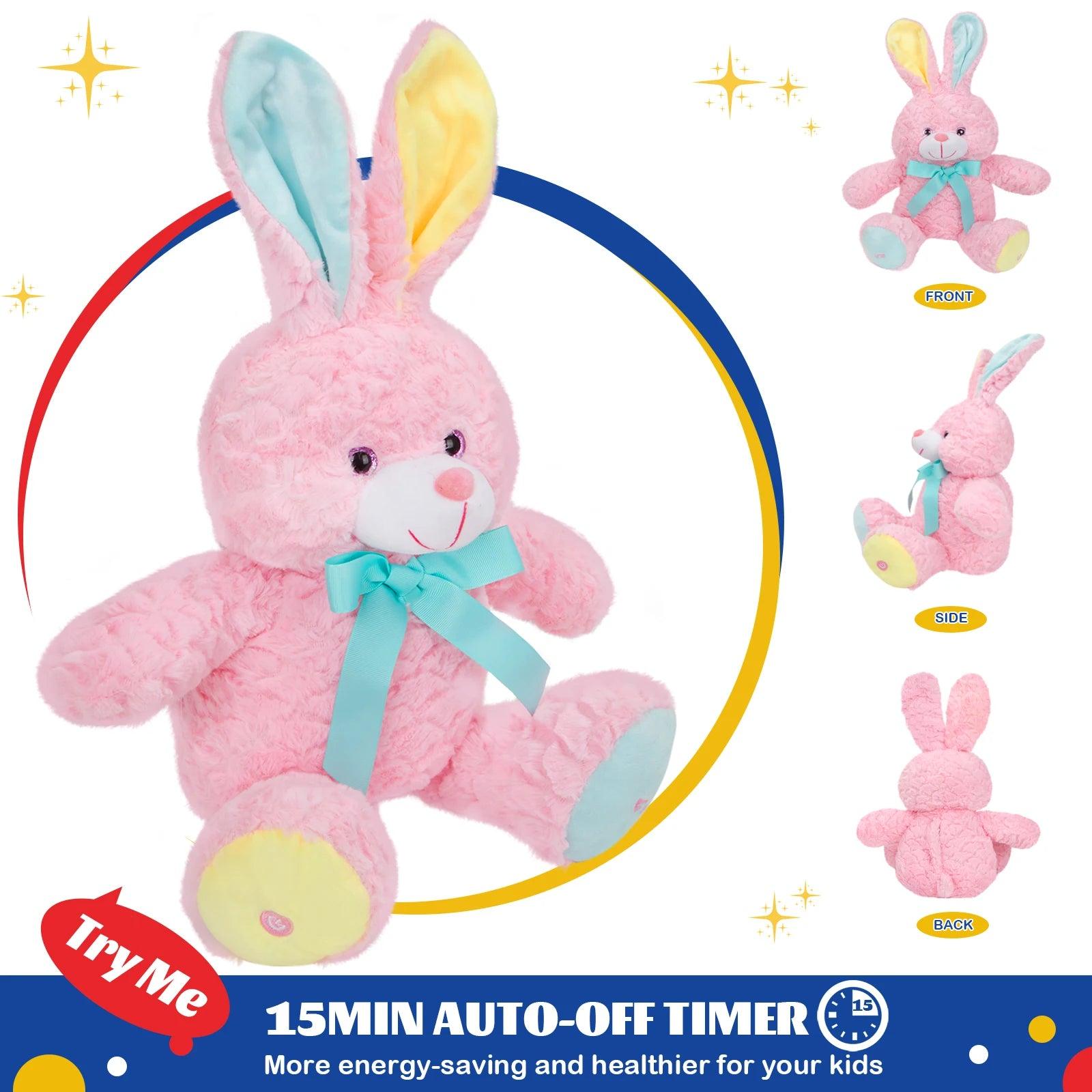 Pink rabbit teddy