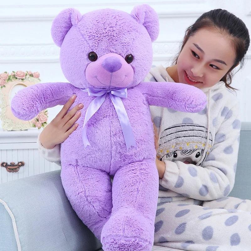 Purple teddy bear