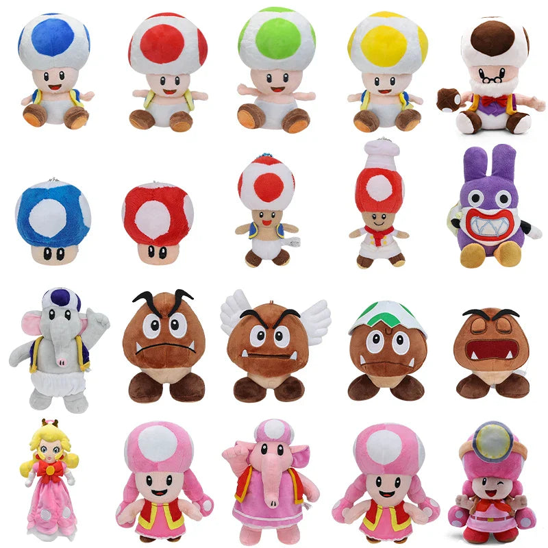 Mario plushes