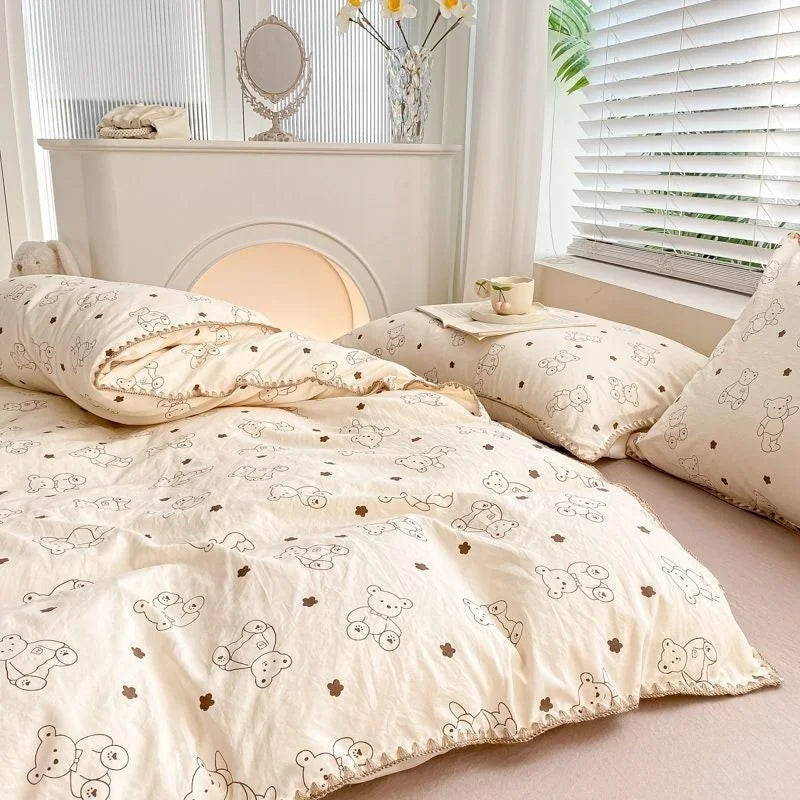 Teddy bear bedding double