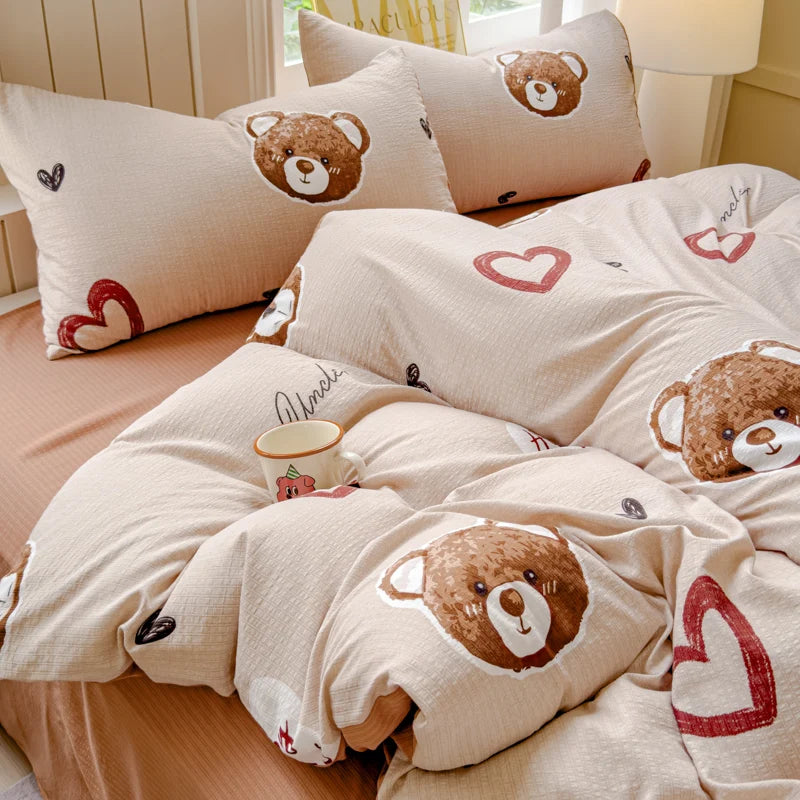 Teddy bear duvet set