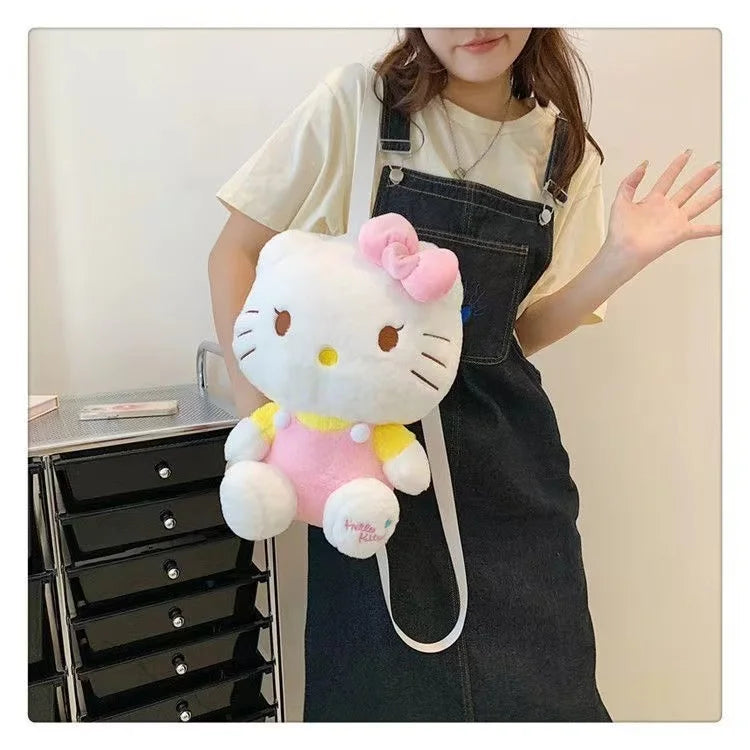 Hello kitty plush backpack