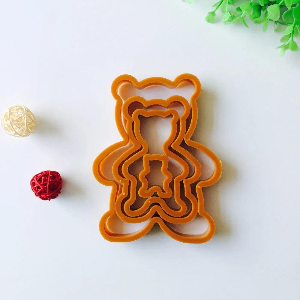 Teddy bear cookie cutter