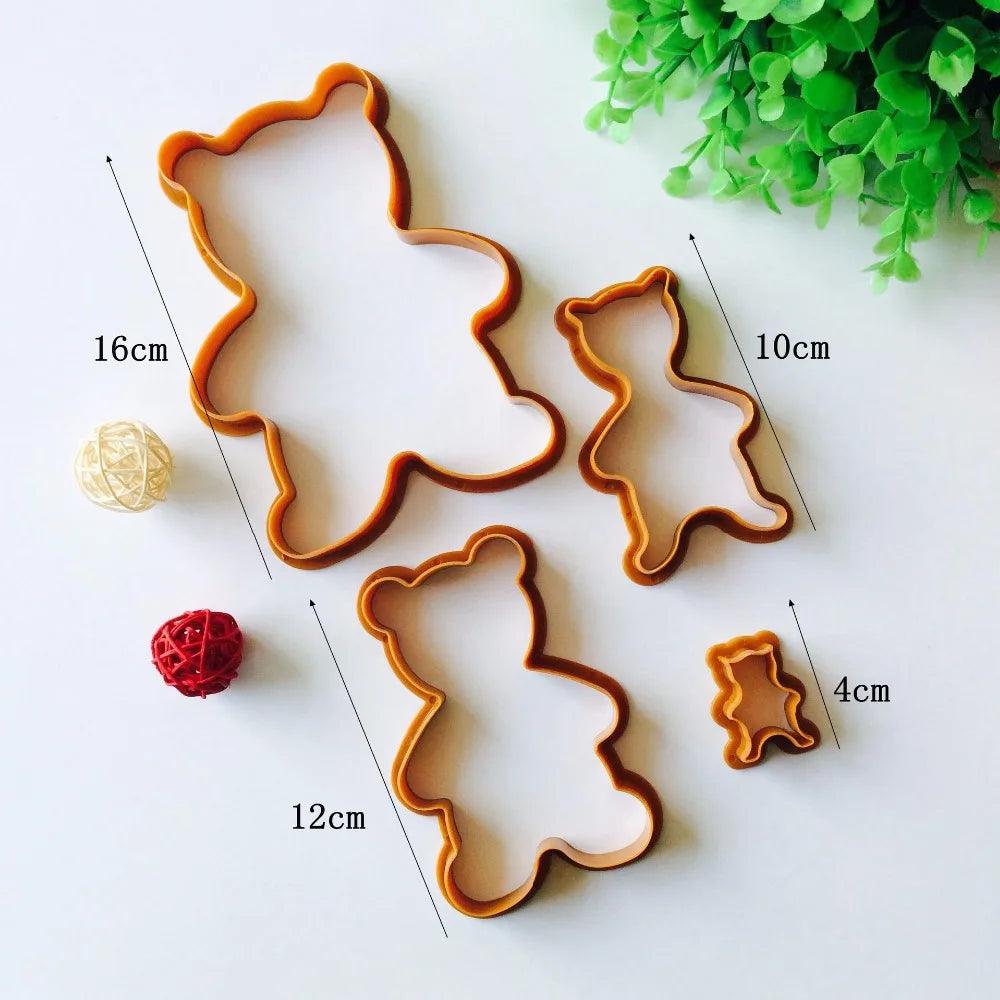 Teddy bear cookie cutter