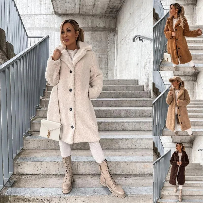 Faux fur coat teddy