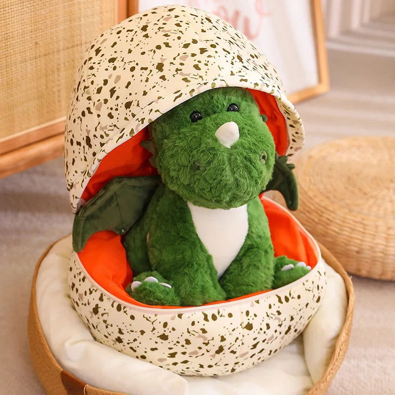 Dinosaur teddy in egg