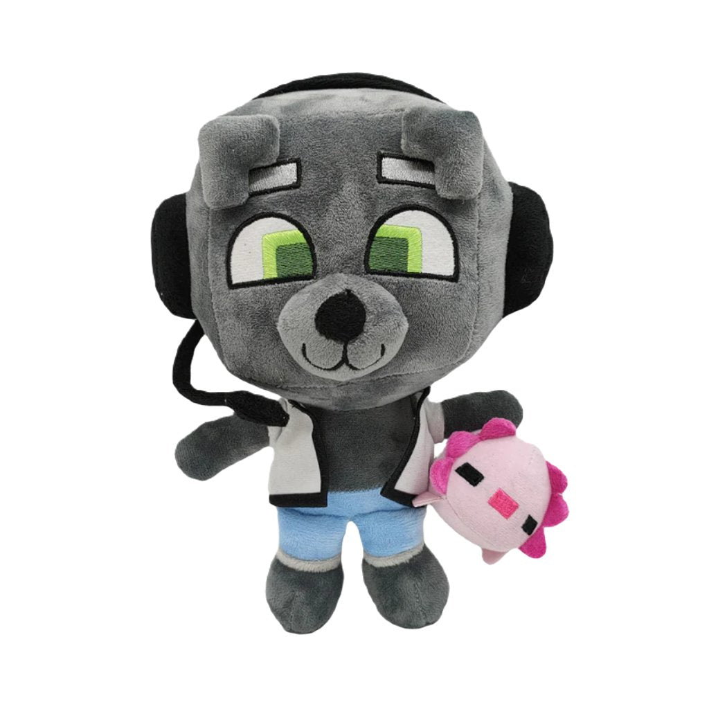 Minecraft wolf plush